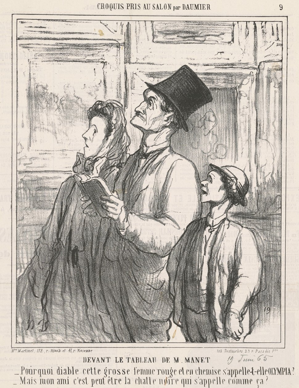 Devant le tableau - Honoré Daumier