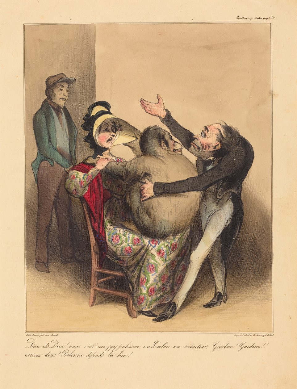 Dieu de Dieu! aber das ist ein Schlingel... - Honoré Daumier