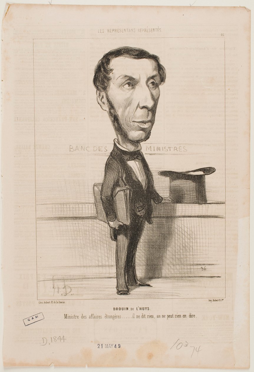 Drouin de L’Huys - Honoré Daumier