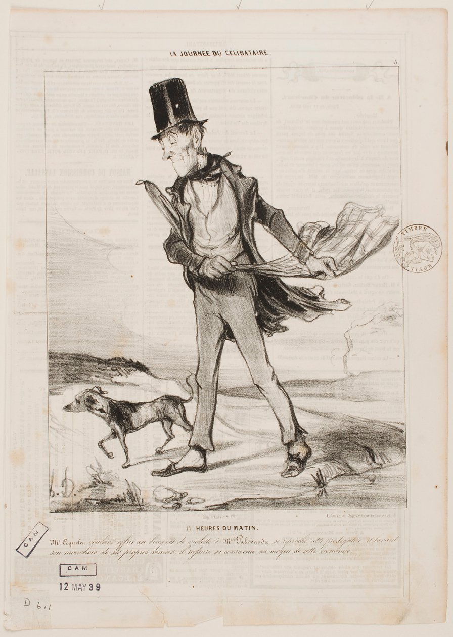 Onze heures du matin - Honoré Daumier