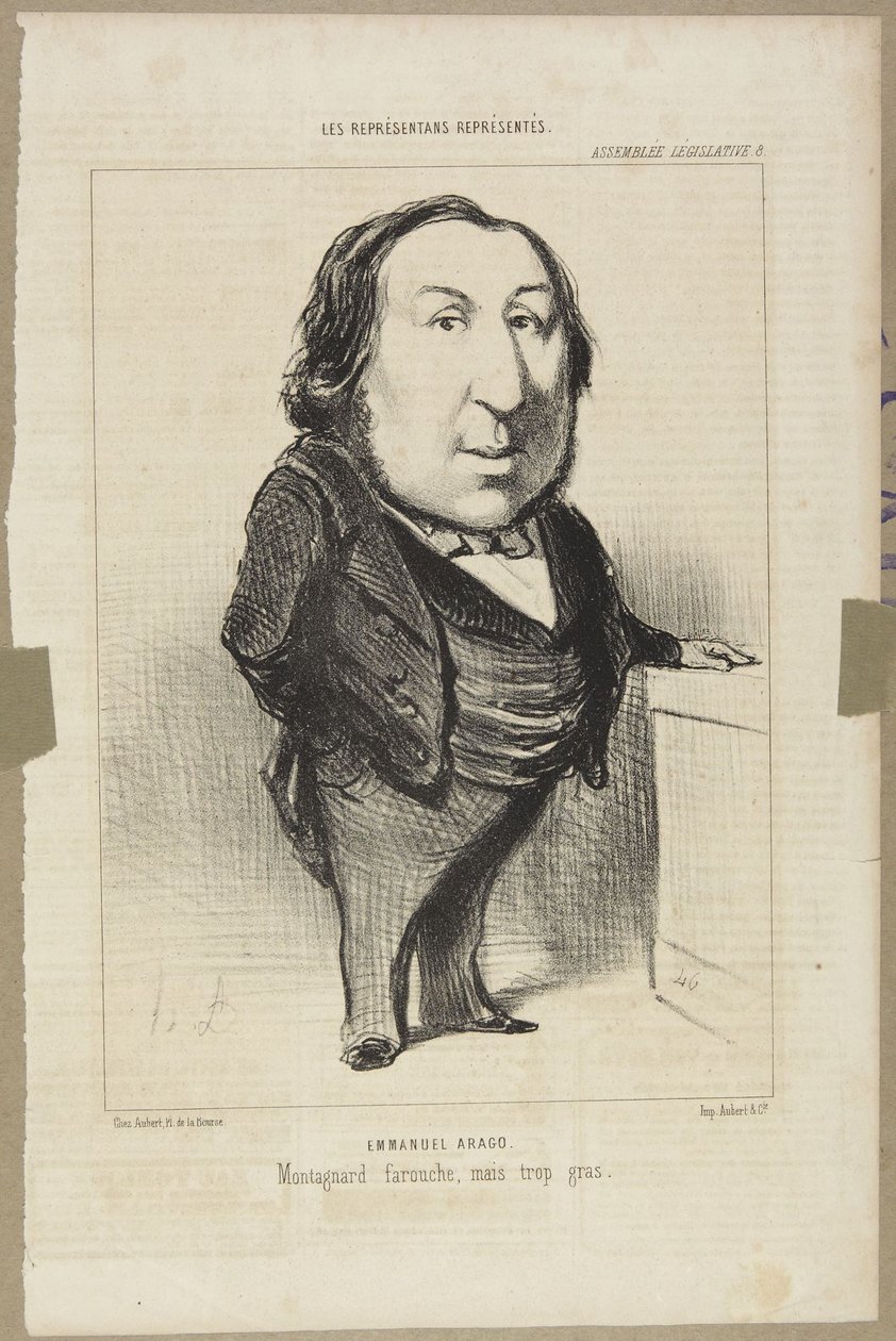 Emmanuel Arago - Honoré Daumier