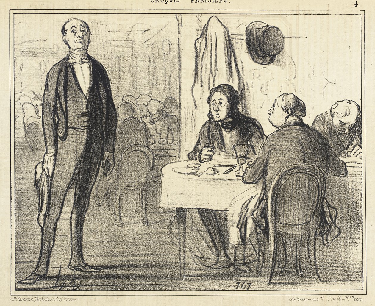 Est-ce le garçon?... - Honoré Daumier