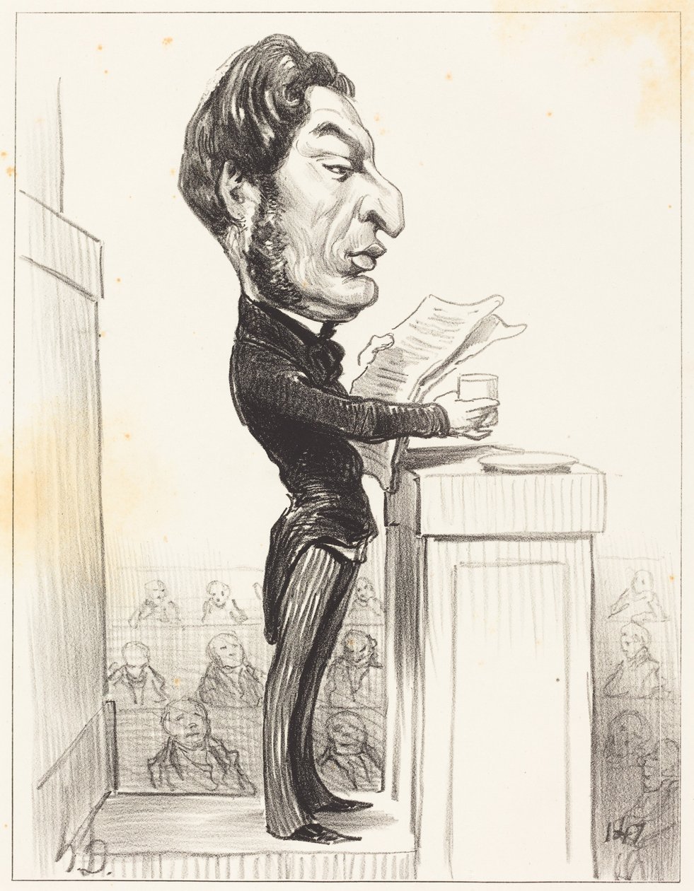 Eugène Rouher - Honoré Daumier