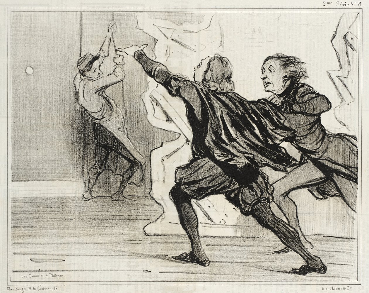 Farce dramatique... - Honoré Daumier