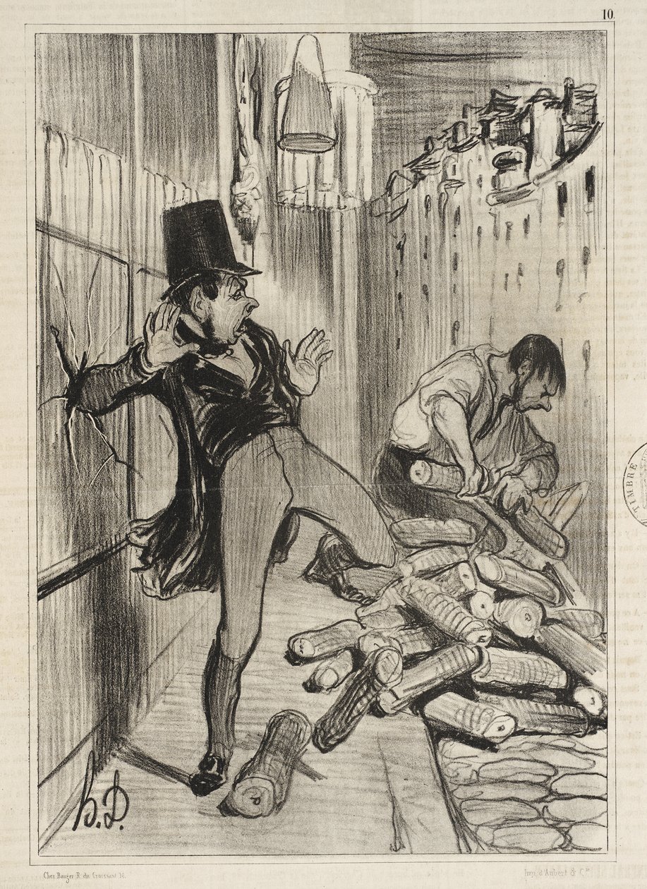 Fichtre!... que ces êtres-là sont sciants! - Honoré Daumier