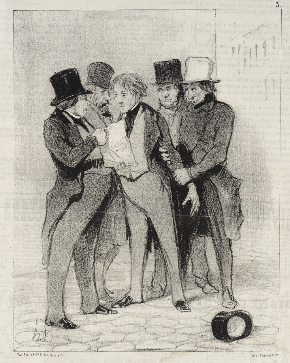 Gibier qui peut être chassé en toutes les saisons - Honoré Daumier