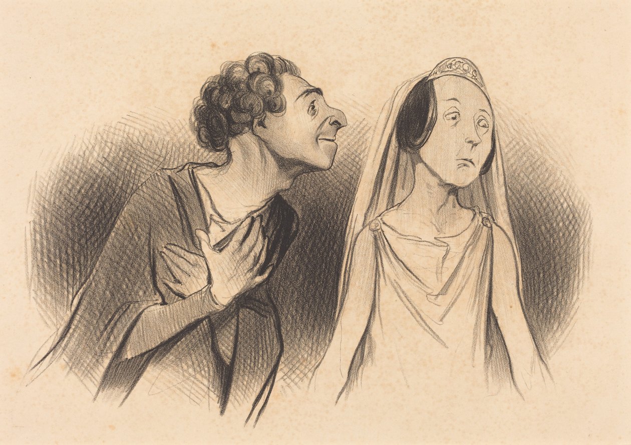 Je pars plus amoureux que... jamais... - Honoré Daumier