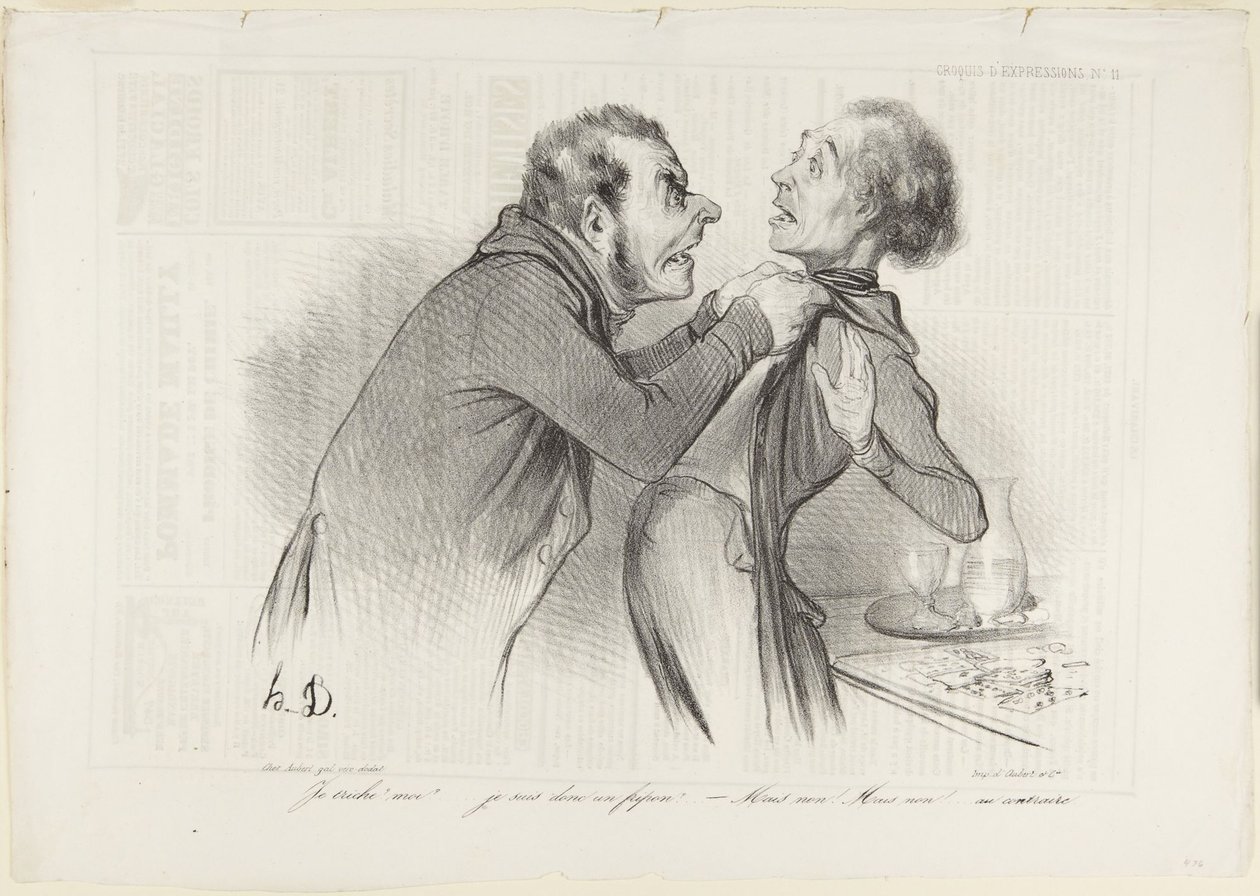 Je triche? Moi? ..., numéro 11 de la série Croquis d