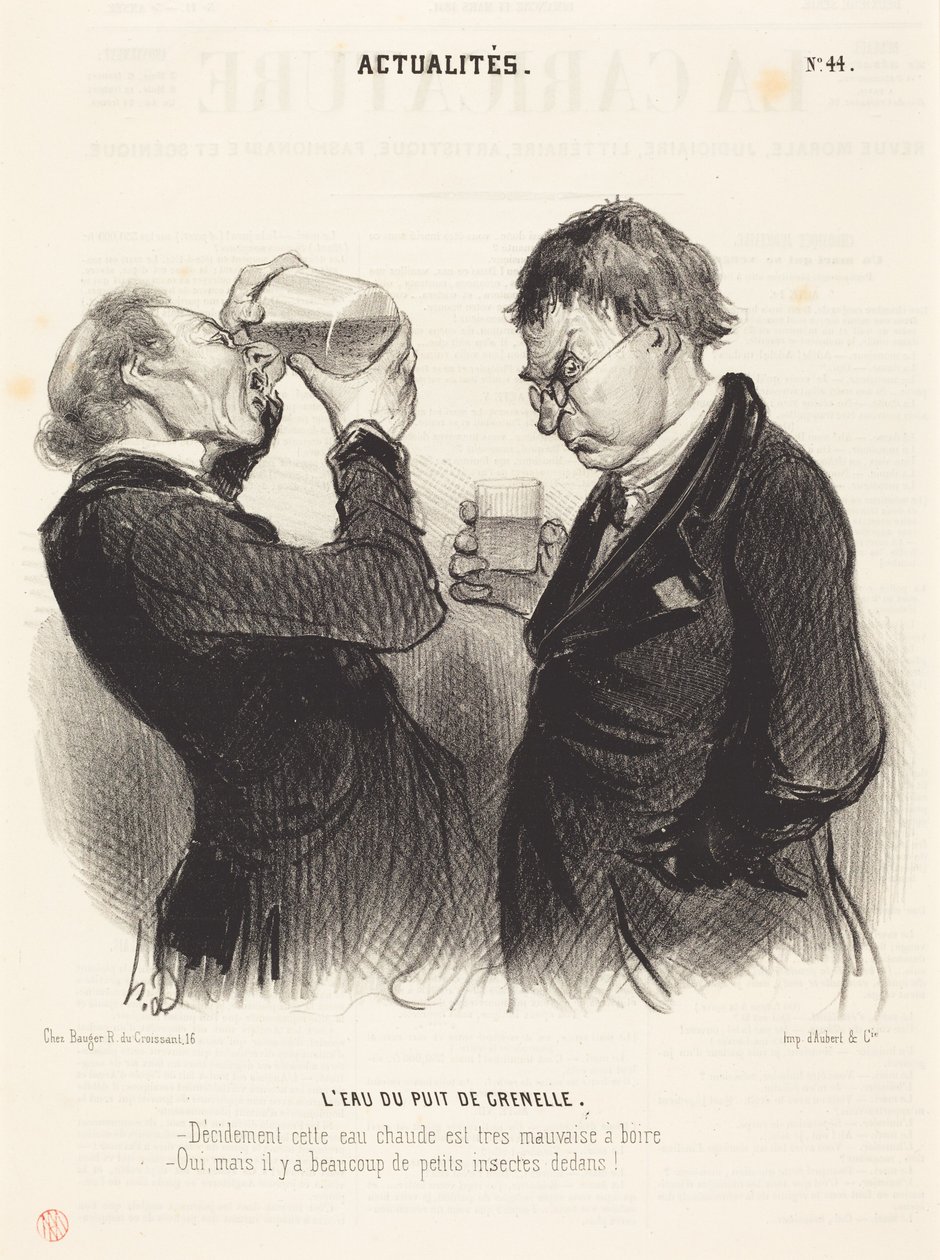 L’Eau du puits de Grenelle - Honoré Daumier