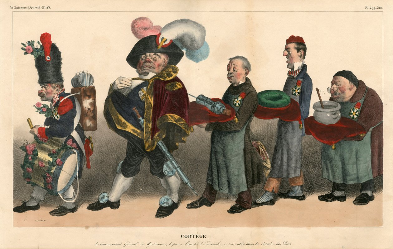La Caricature (1830) politique, Satirique en Couleurs - Honoré Daumier