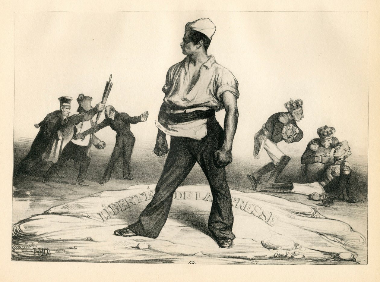 La Caricature (1830) politique, Satirique en N & B - Honoré Daumier