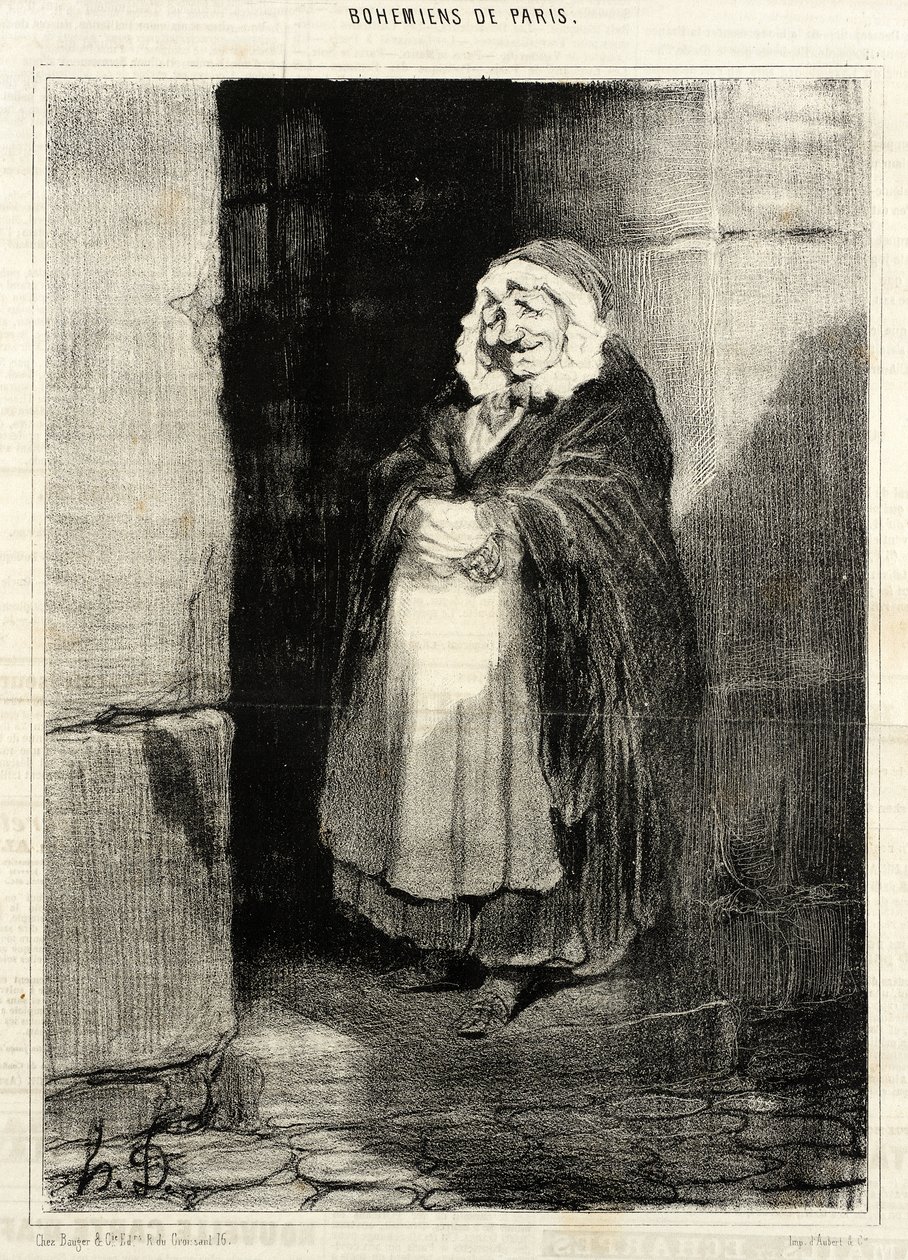 La Marcheuse - Honoré Daumier