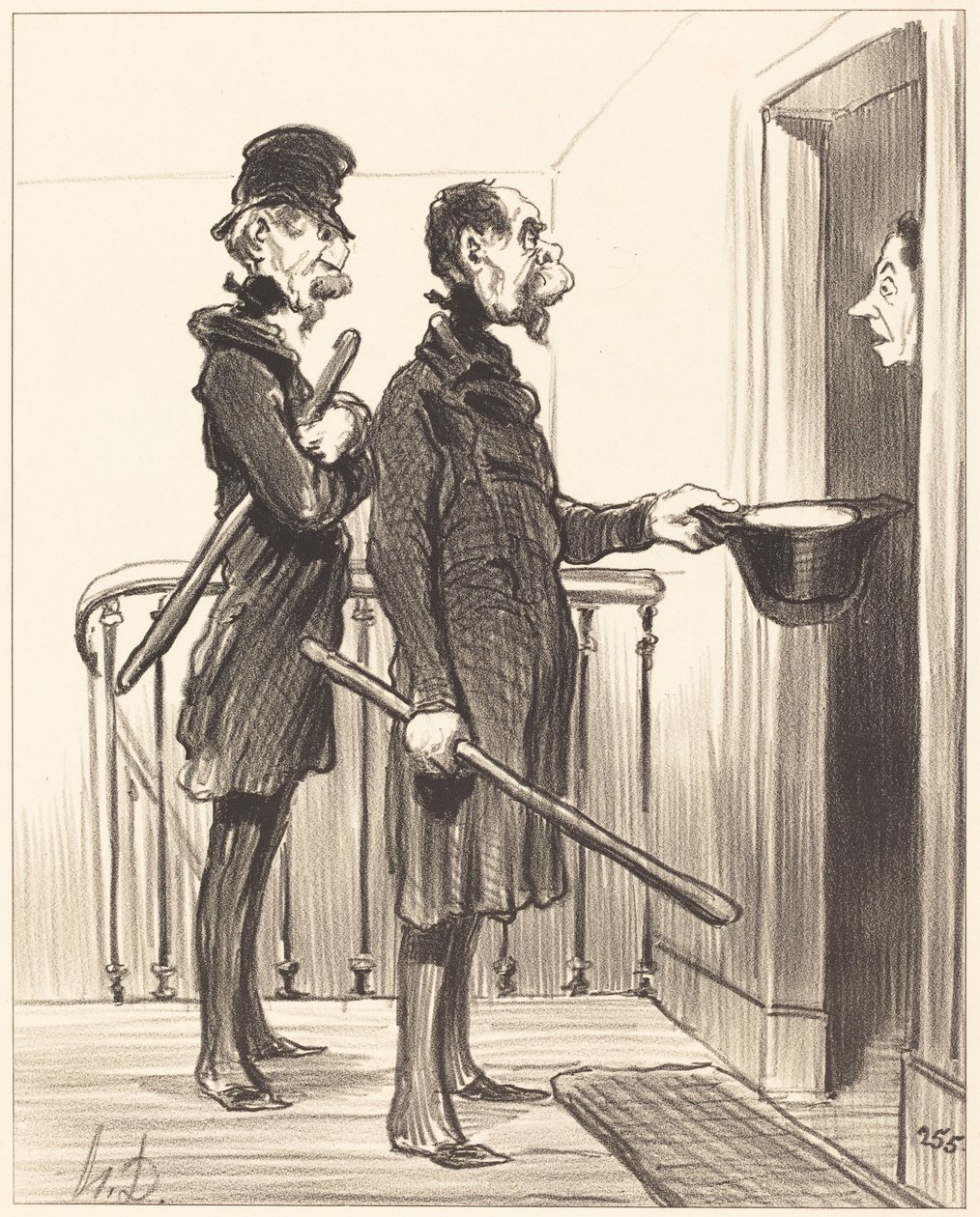 La Souscription Napoléonienne - Honoré Daumier