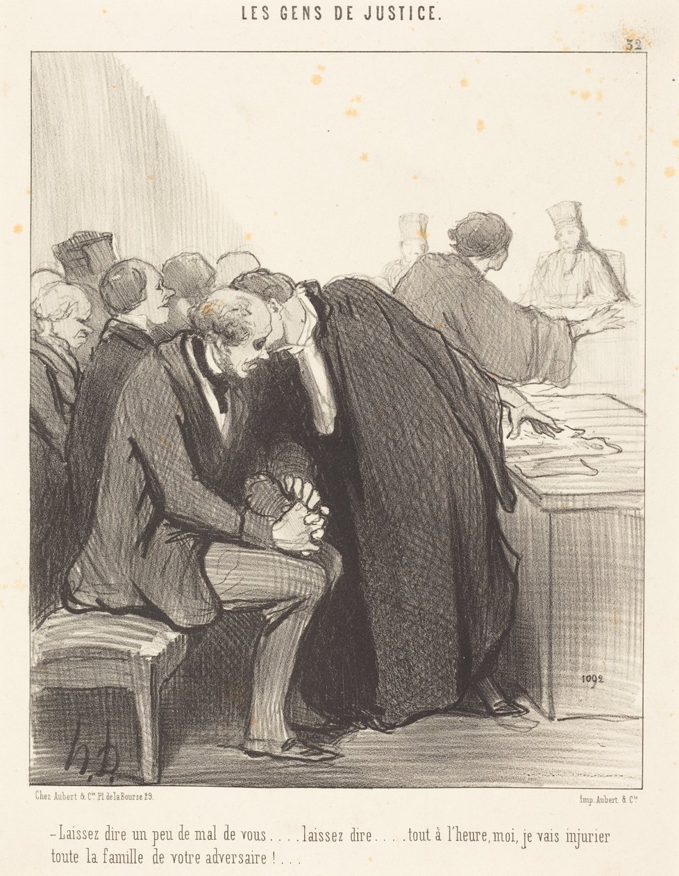 Laissez dire un peu de mal de vous... - Honoré Daumier