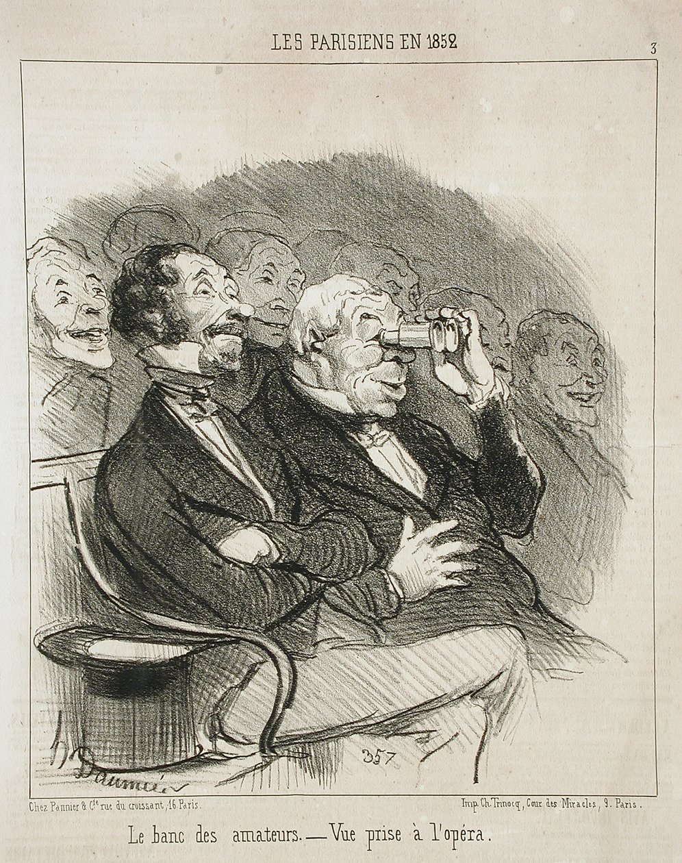 Le Banc des amateurs - Honoré Daumier