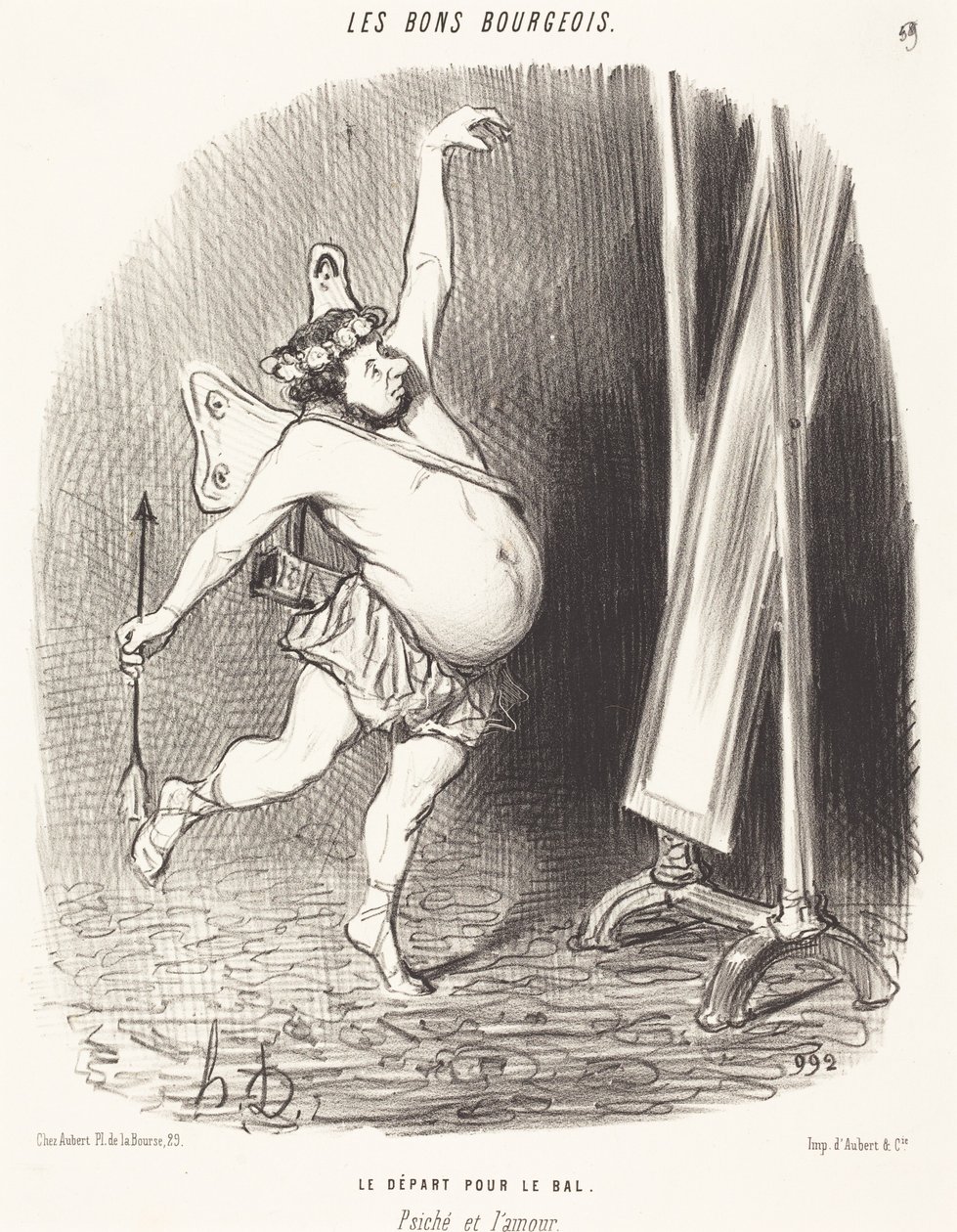 Le Départ pour le bal - Honoré Daumier