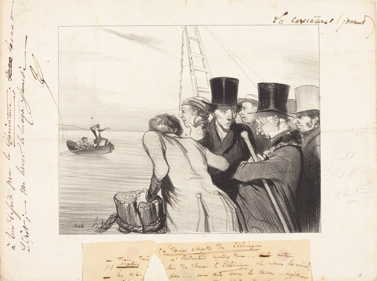 Le Dernier du Télémaque - Honoré Daumier