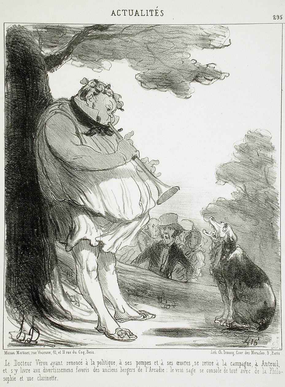 Le Docteur Véron ayant renoncé à la politique... - Honoré Daumier