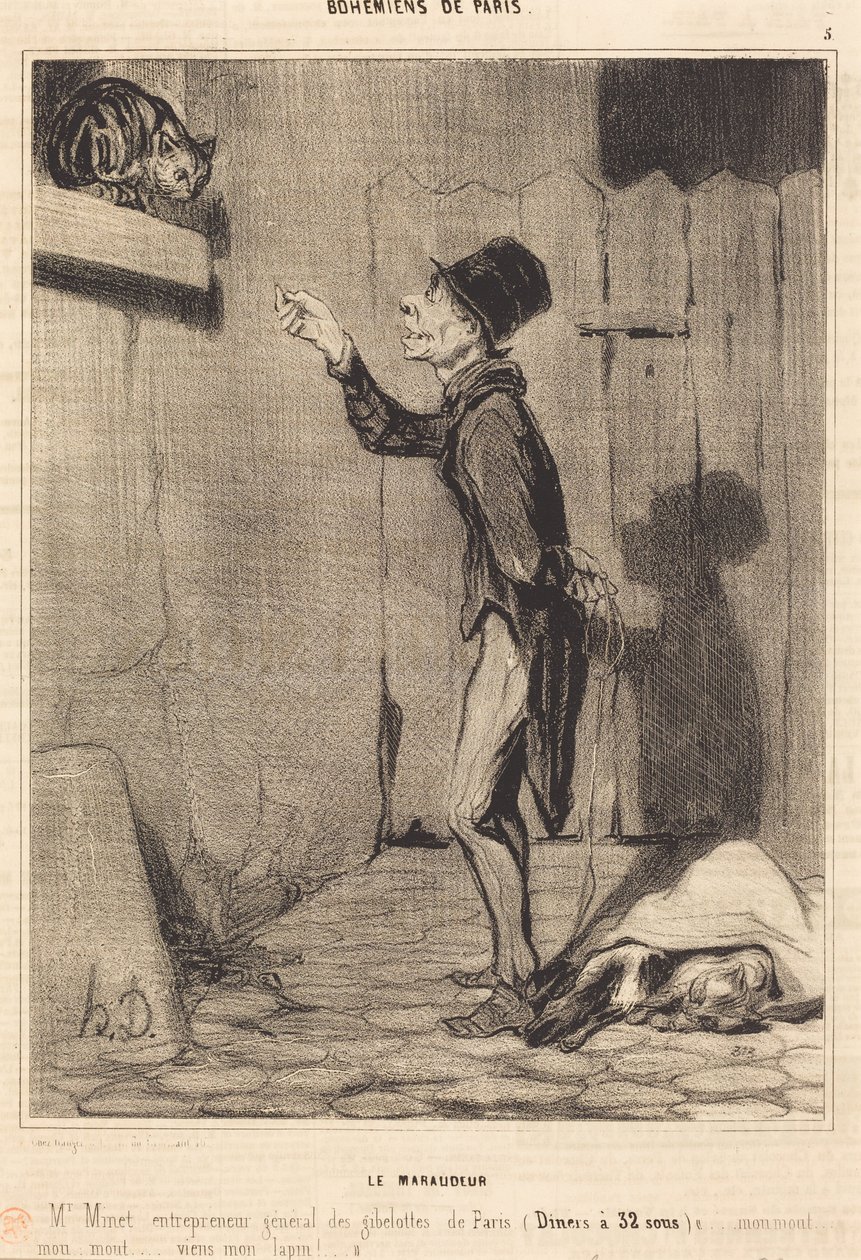Le Maraudeur - Honoré Daumier