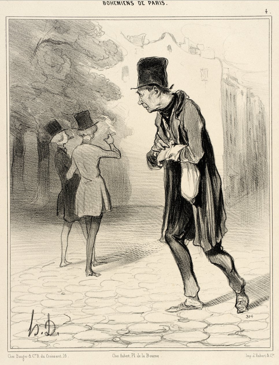 Le Ramasseur de bouts de cigares - Honoré Daumier