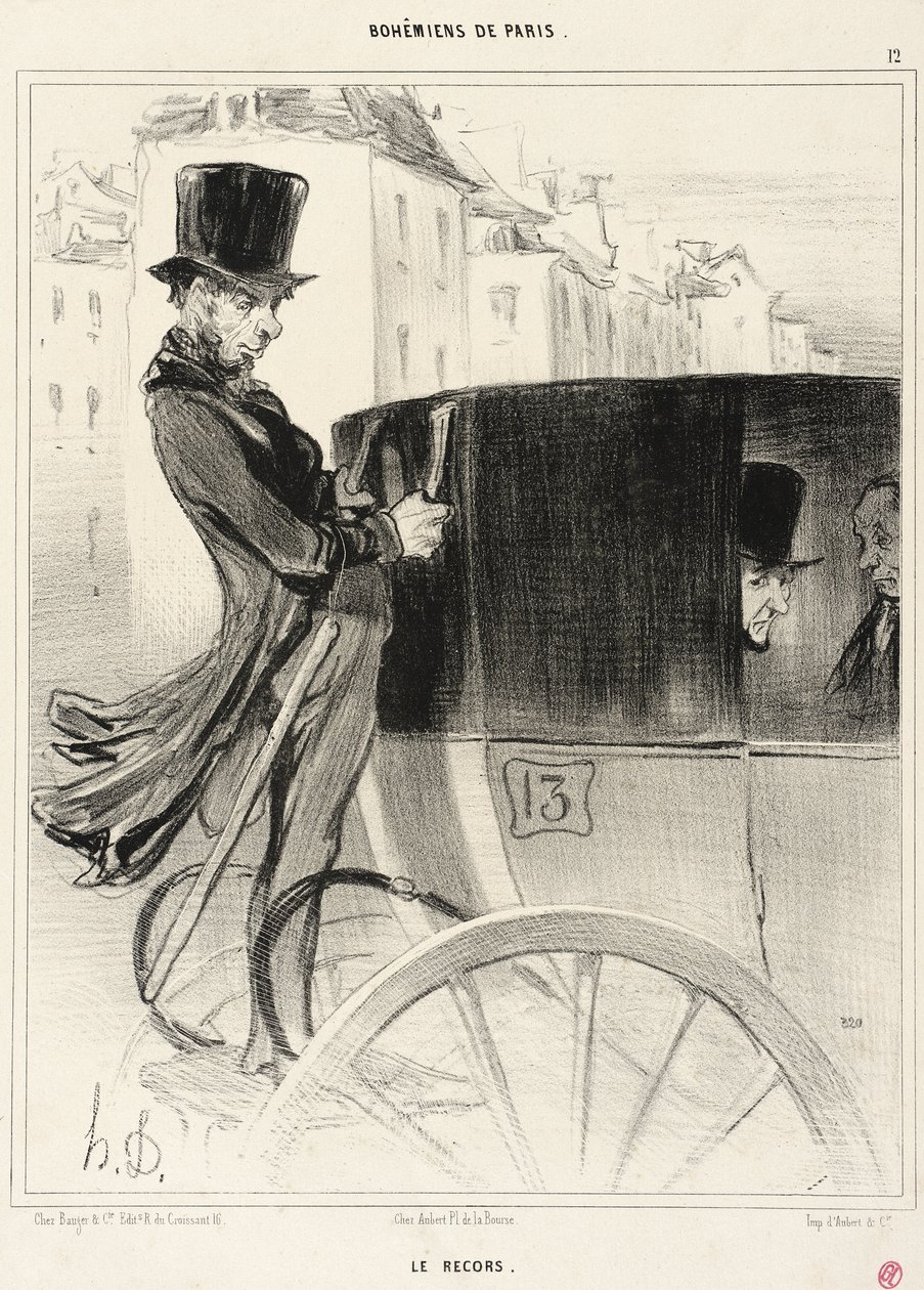 Le Recors - Honoré Daumier
