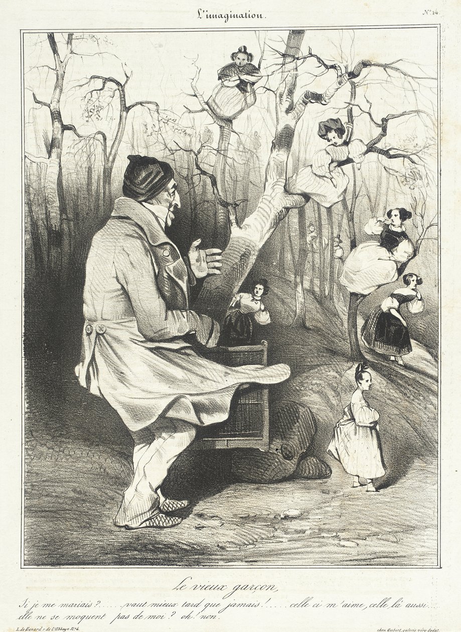 Le vieux garçon - Honoré Daumier