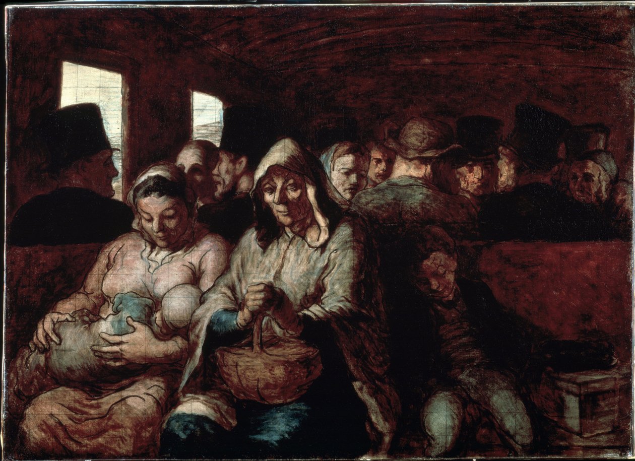 Le wagon de troisième classe (Deux mères d