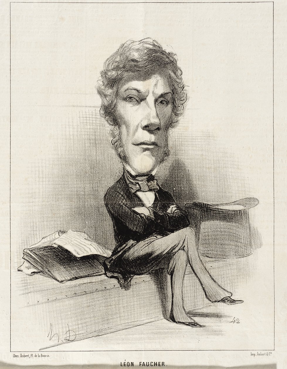 Léon Faucher - Honoré Daumier