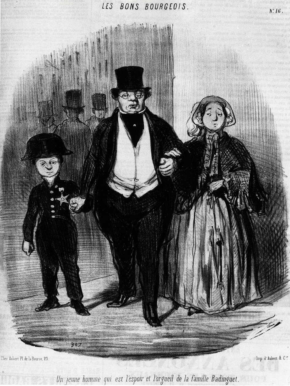 Les Bons Bourgeois - par Daumier, dans "Charivari" du 16/09/1846 - Honoré Daumier