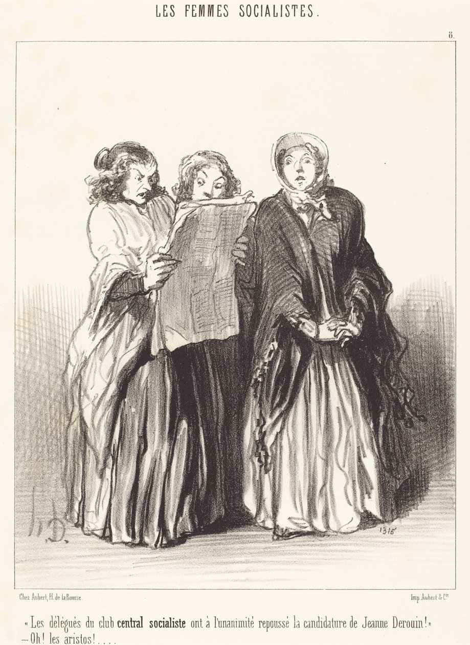 Les Délégués du club central socialiste ont repoussé... - Honoré Daumier