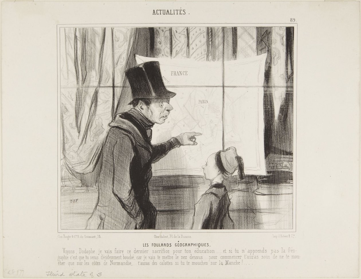 Les Foulards géographiques - Honoré Daumier