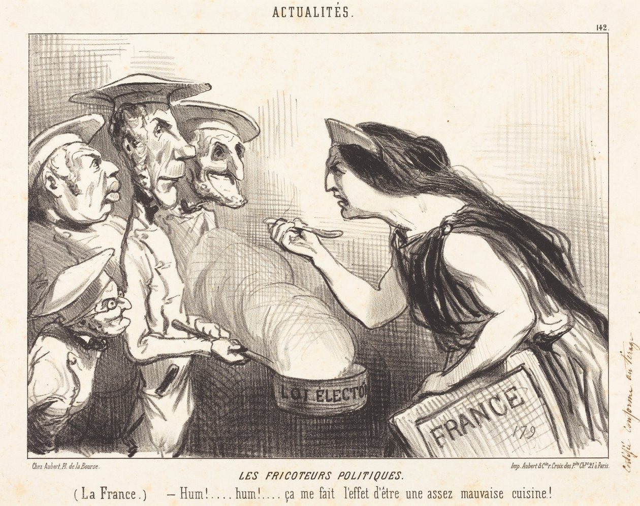 Les Fricoteurs politiques - Honoré Daumier