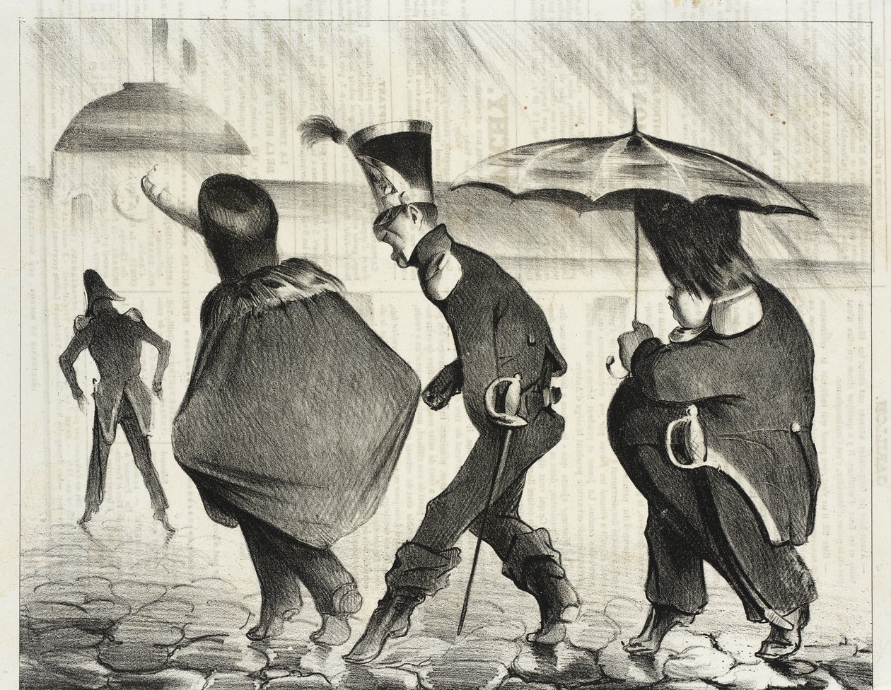 Les Intrépides - Honoré Daumier