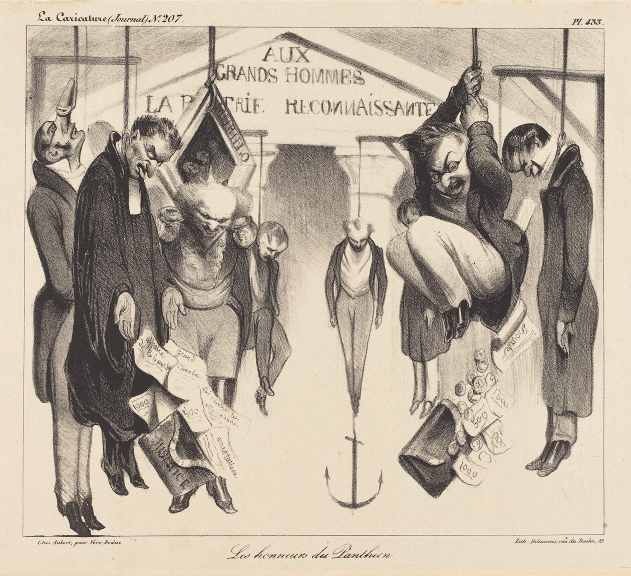 Les honneurs du Panthéon - Honoré Daumier