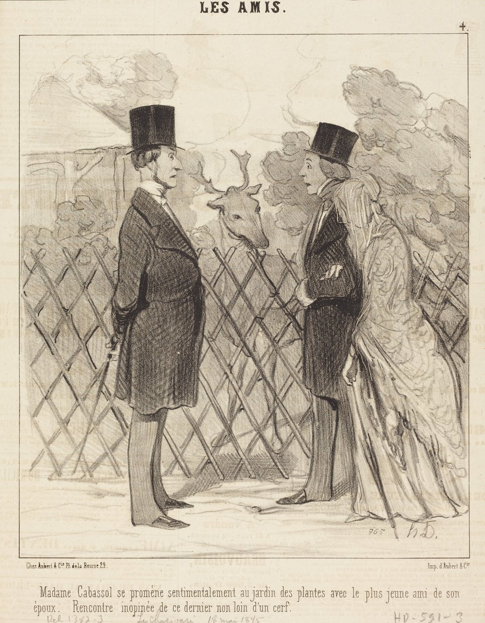 Madame Cabassol se promène... - Honoré Daumier