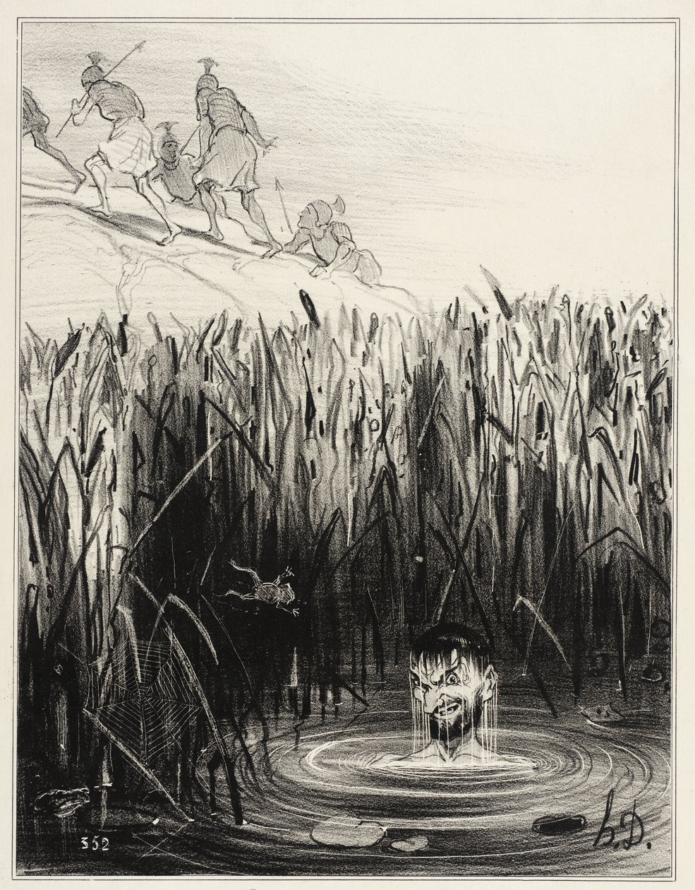 Marius à Minturnes - Honoré Daumier