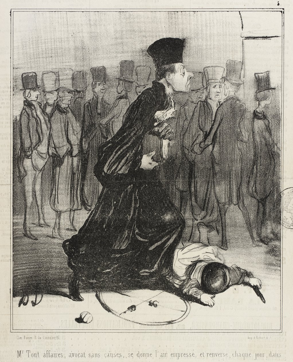 Mr Tout affaires, avocat sans causes... - Honoré Daumier