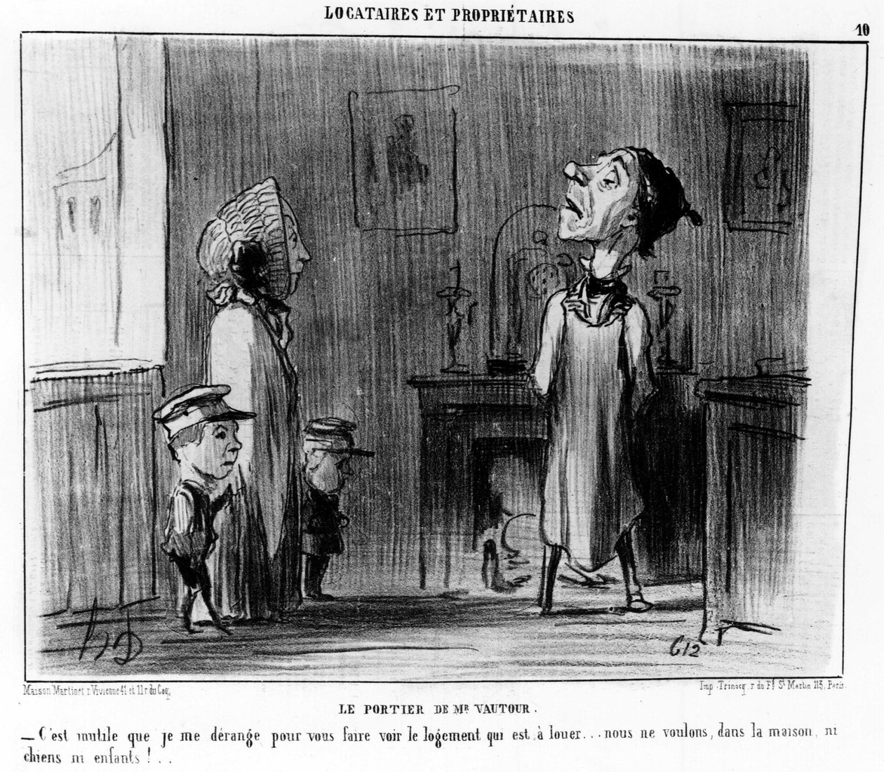Le portier de M. Vautour. Je n