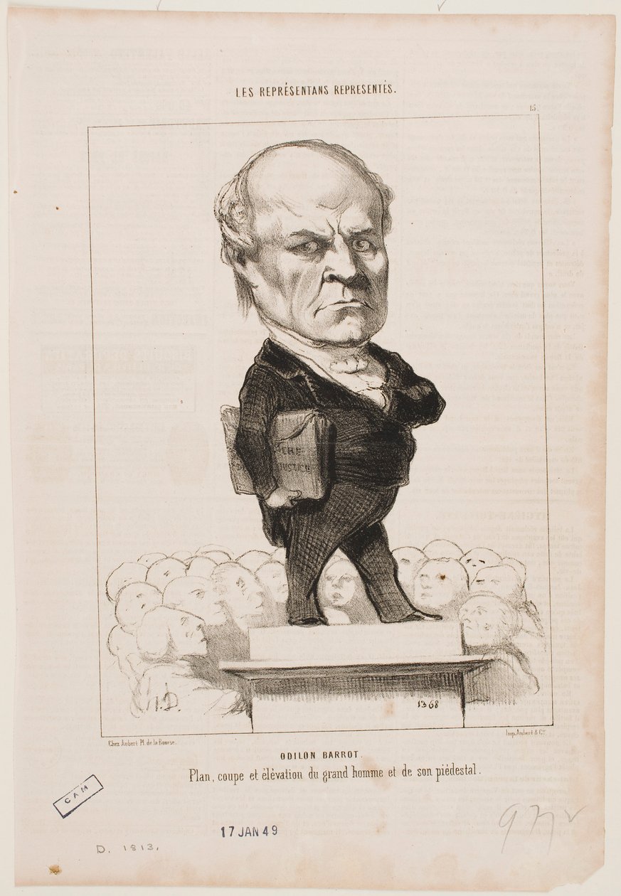 Odilon Barrot - Honoré Daumier