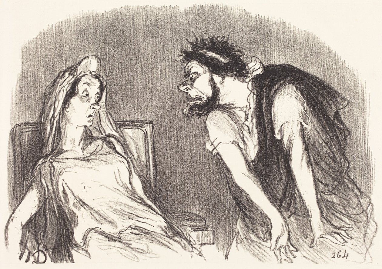 Œdipe - Honoré Daumier
