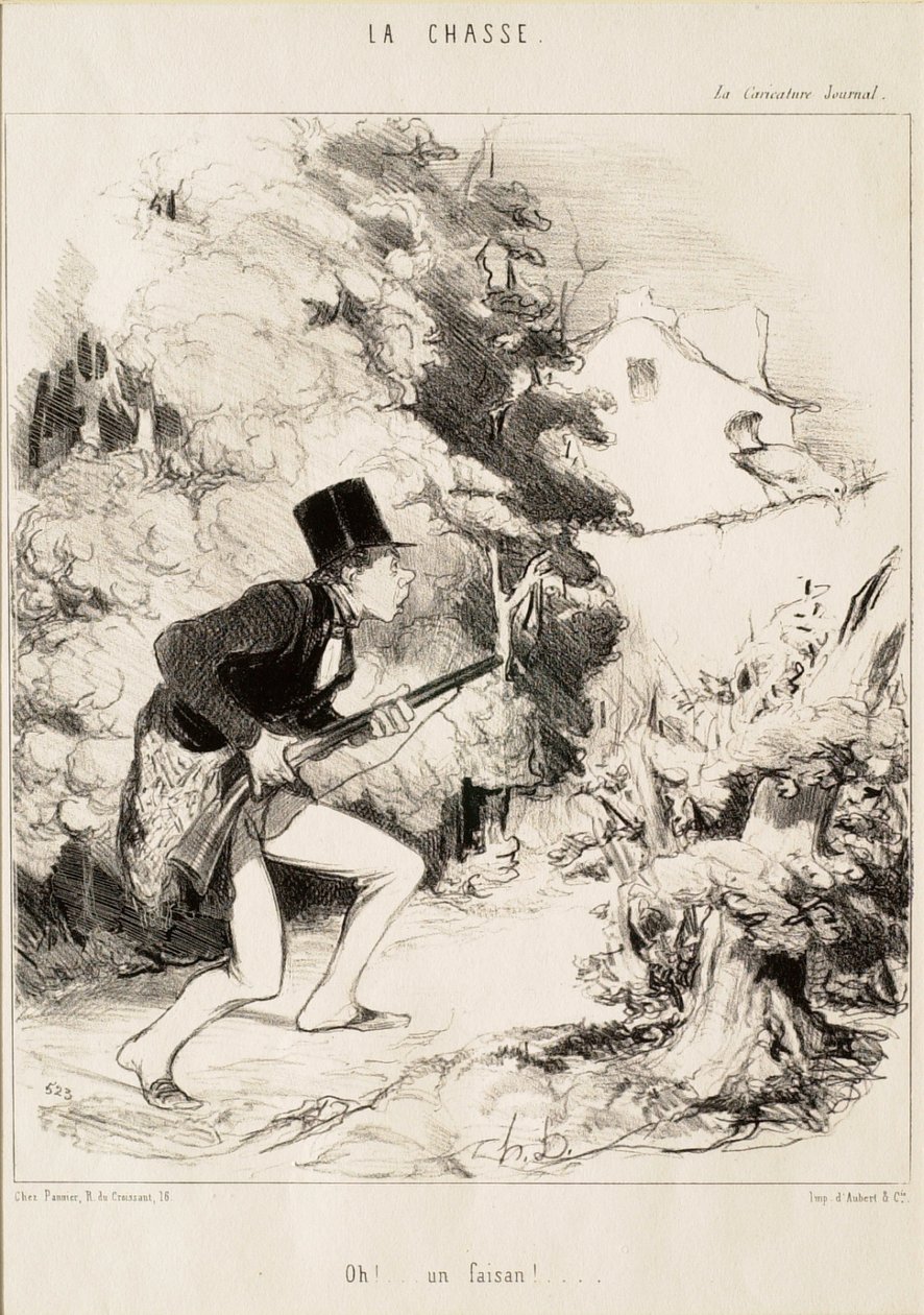 Oh! ... Un faisan! - Honoré Daumier