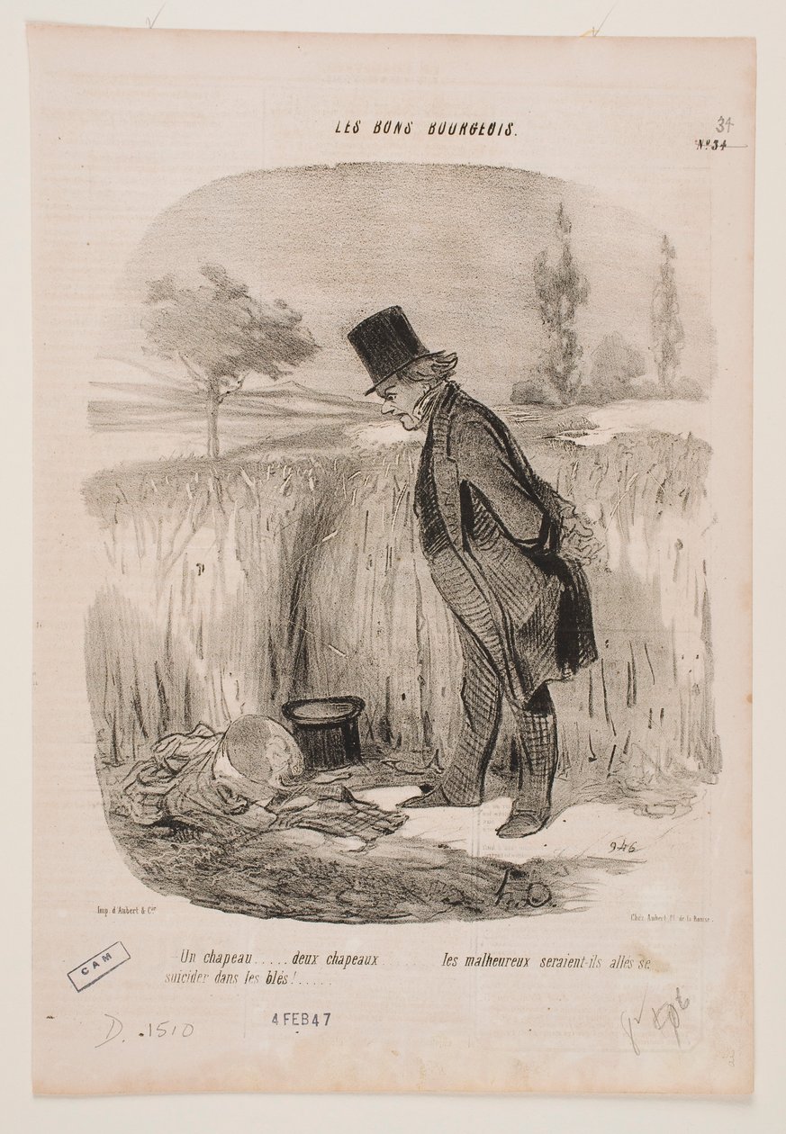 Un chapeau… Deux chapeaux… - Honoré Daumier