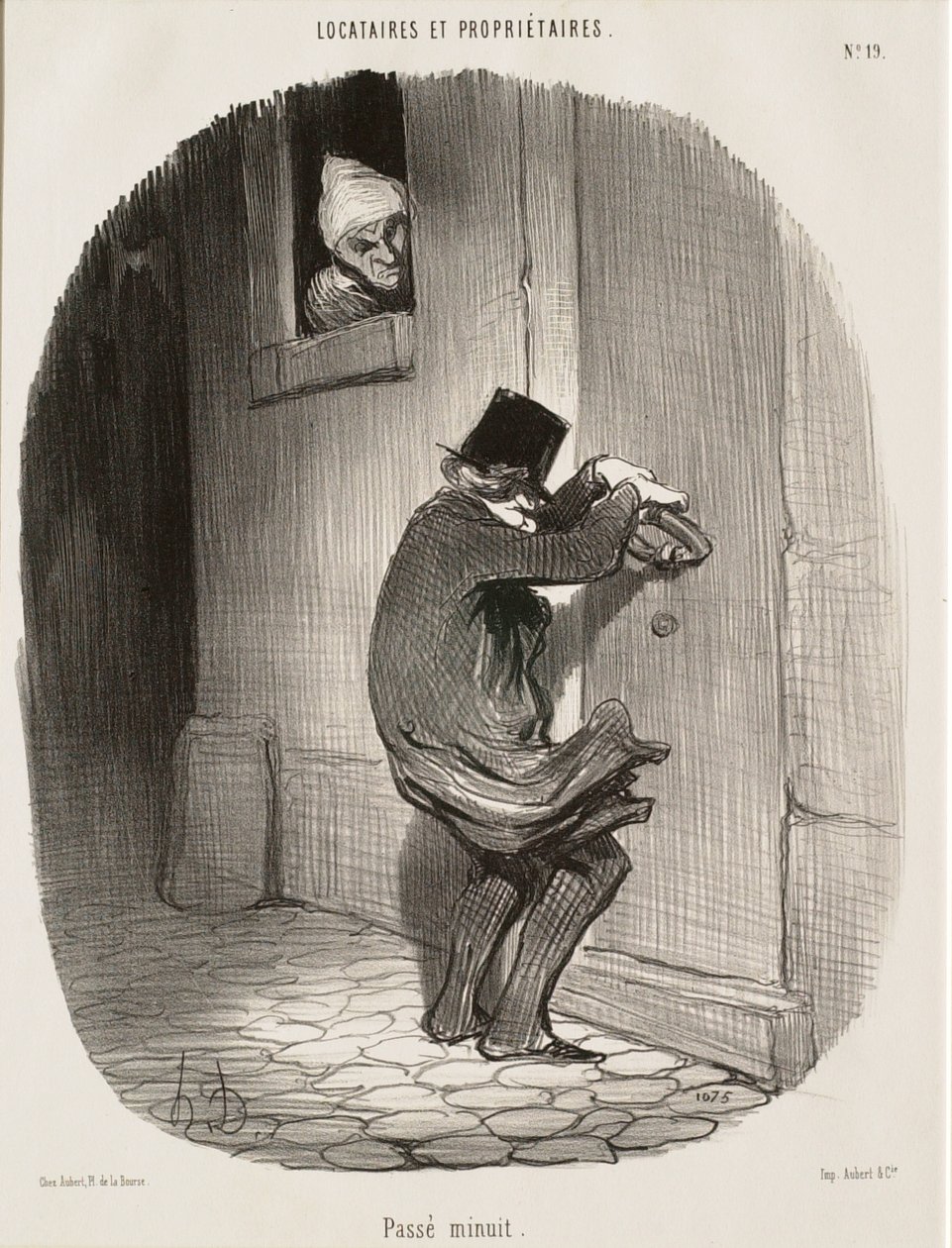 Passé minuit - Honoré Daumier