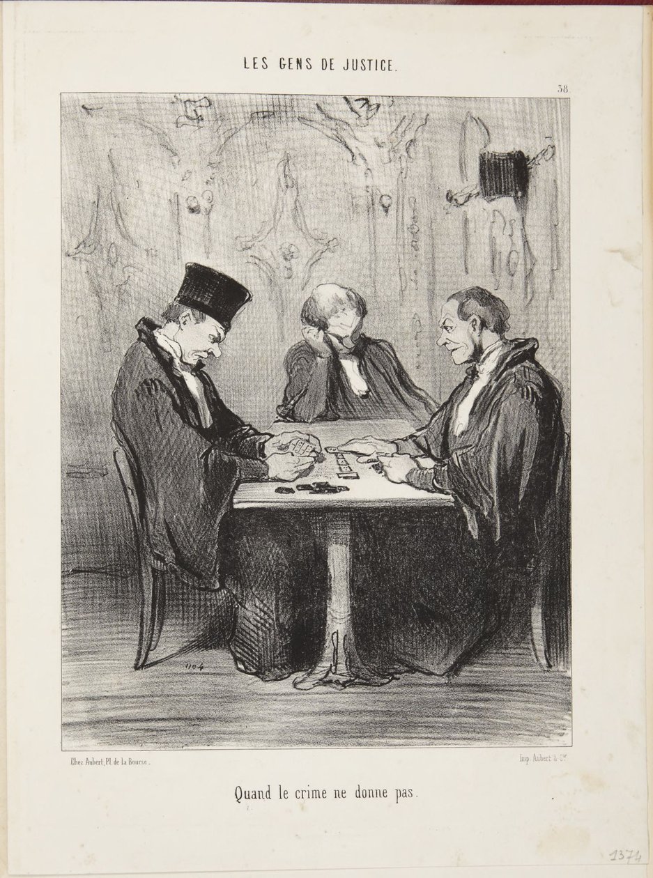 Quand le crime ne donne pas - Honoré Daumier