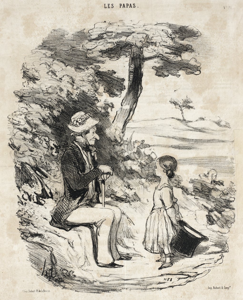Quand on a un père farceur - Honoré Daumier
