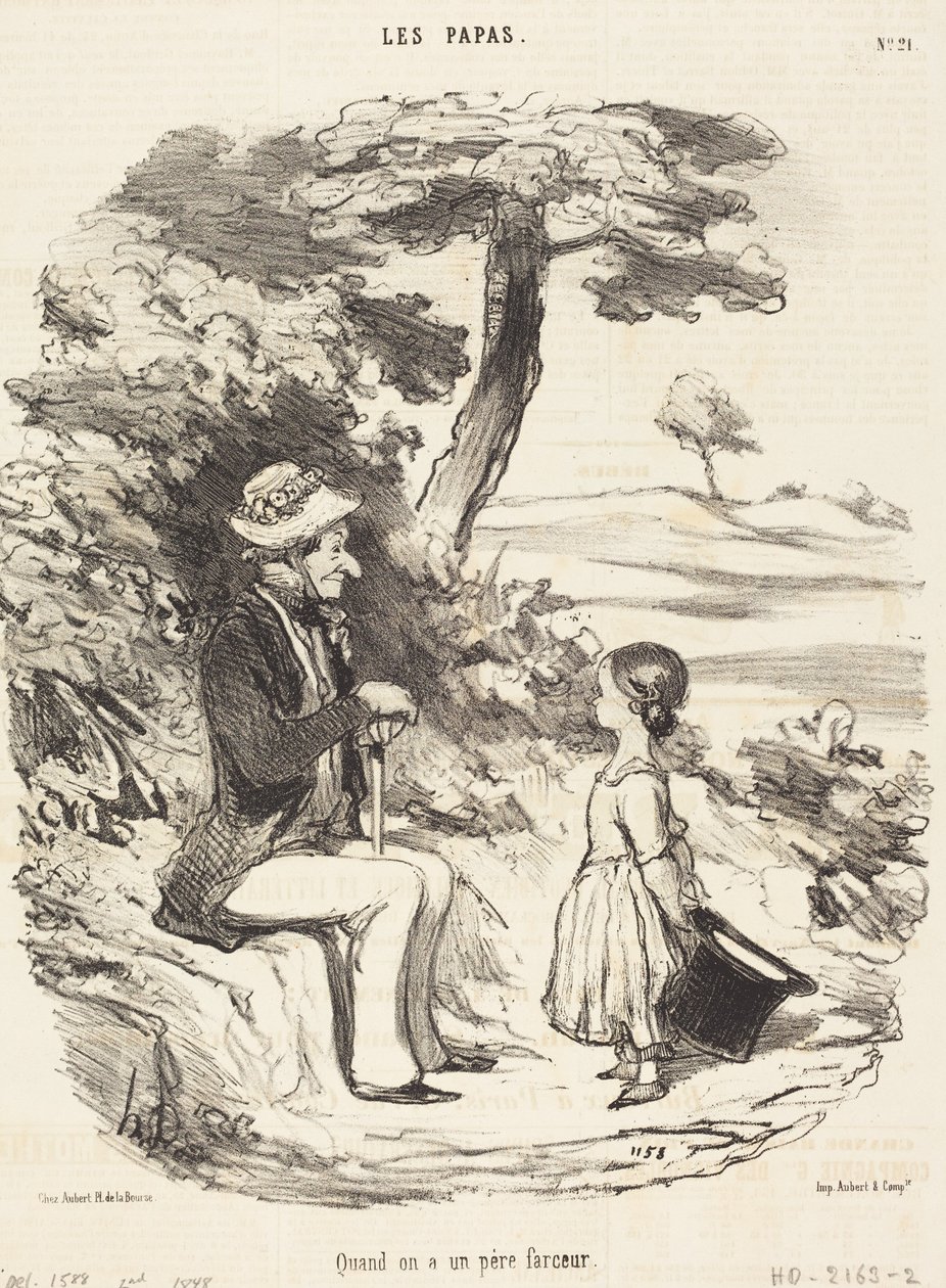 Quand on a un père farceur - Honoré Daumier