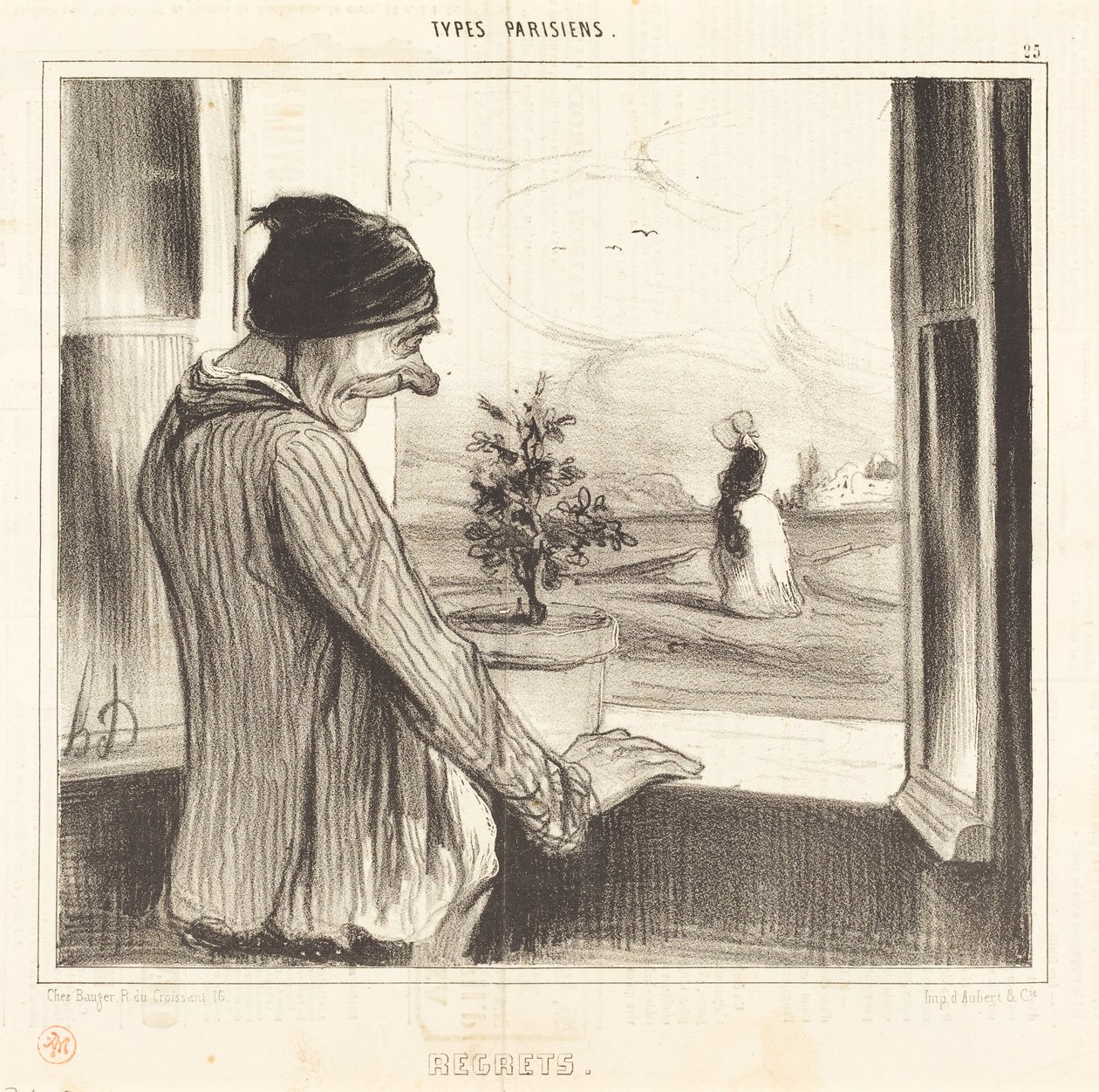 Regrets - Honoré Daumier