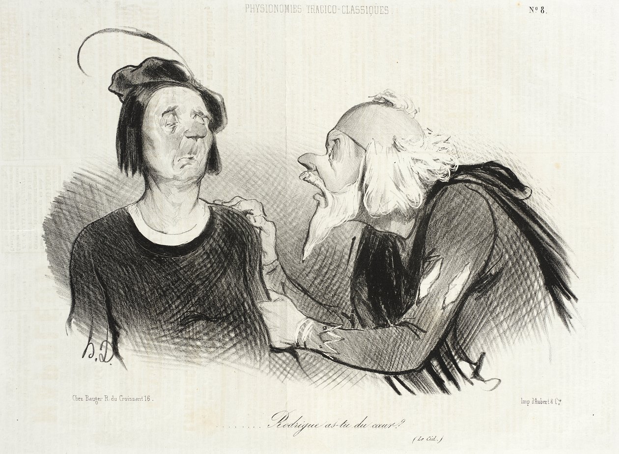 Rodrigue as-tu du coeur (Le Cid) - Honoré Daumier