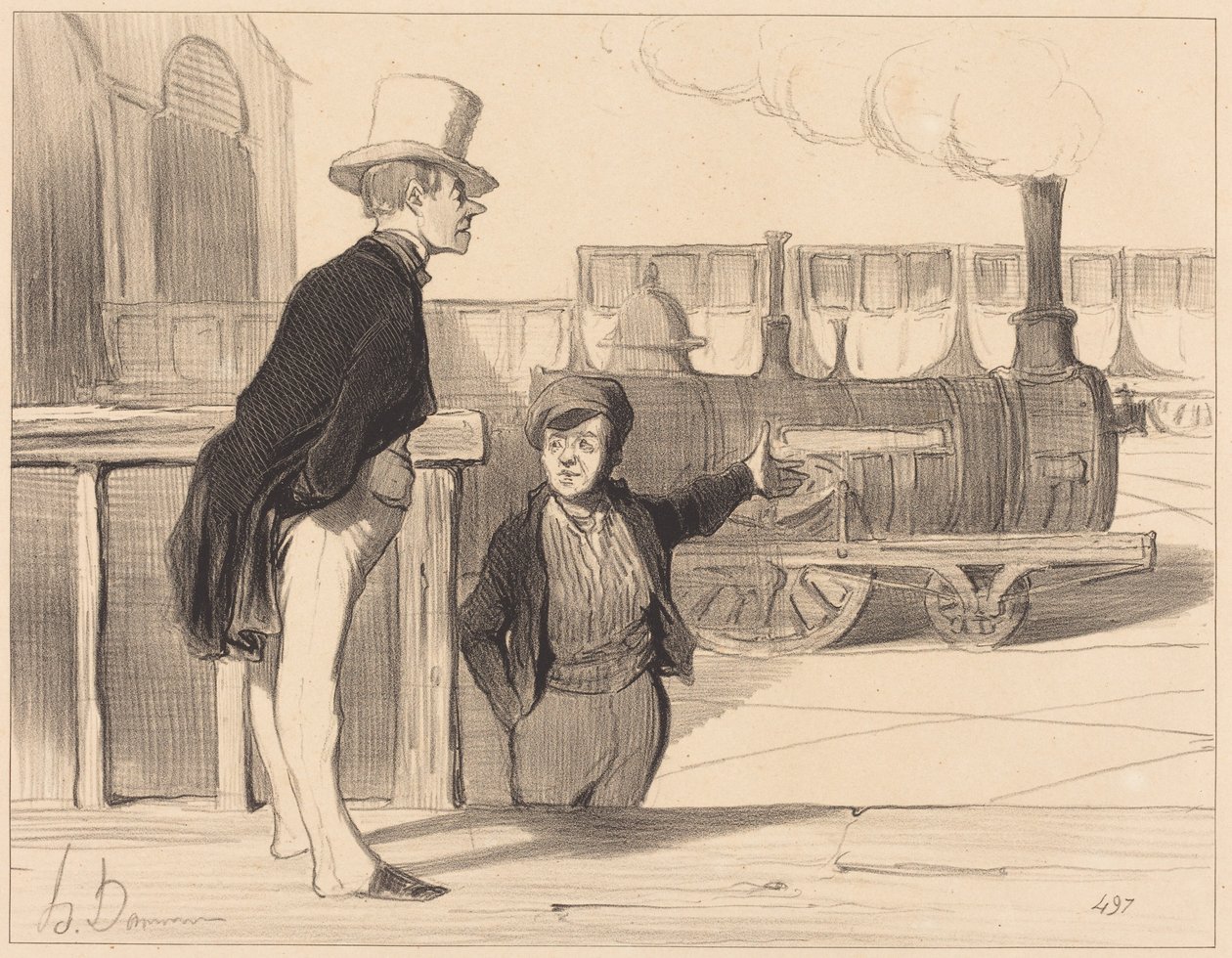 Si ma machine est bonne je crois bien... - Honoré Daumier