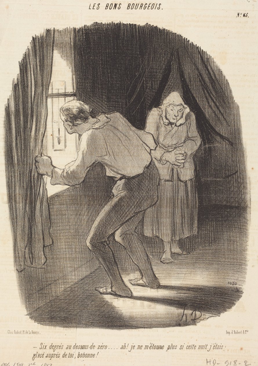 Six degrés au-dessous de zéro... - Honoré Daumier